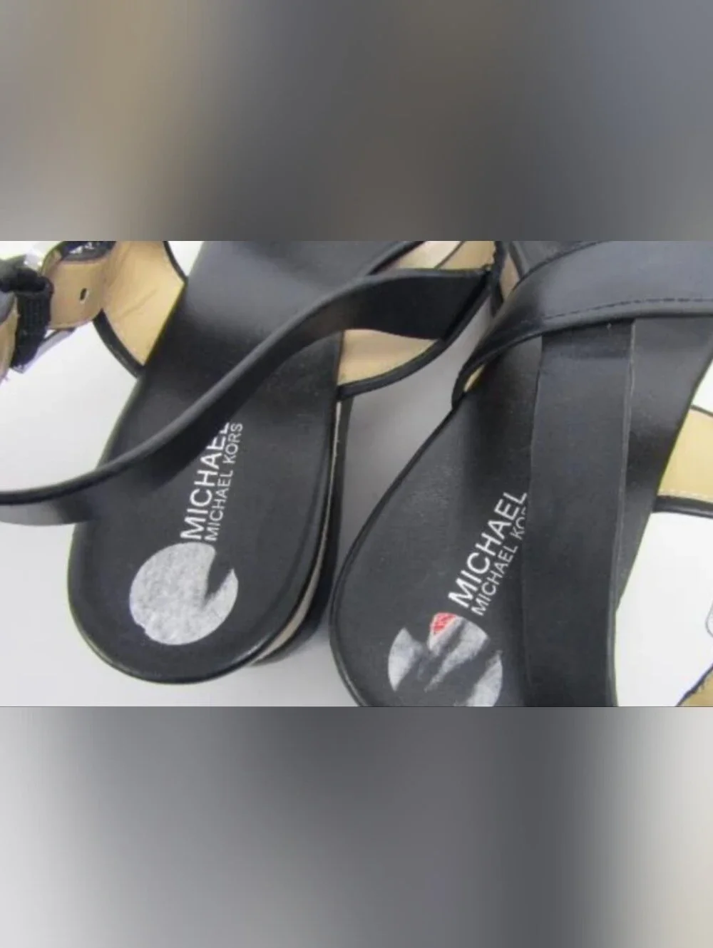 Michael Kors Gillian Mid Wedge Sandals Size 10M Like New MSRP $119.50